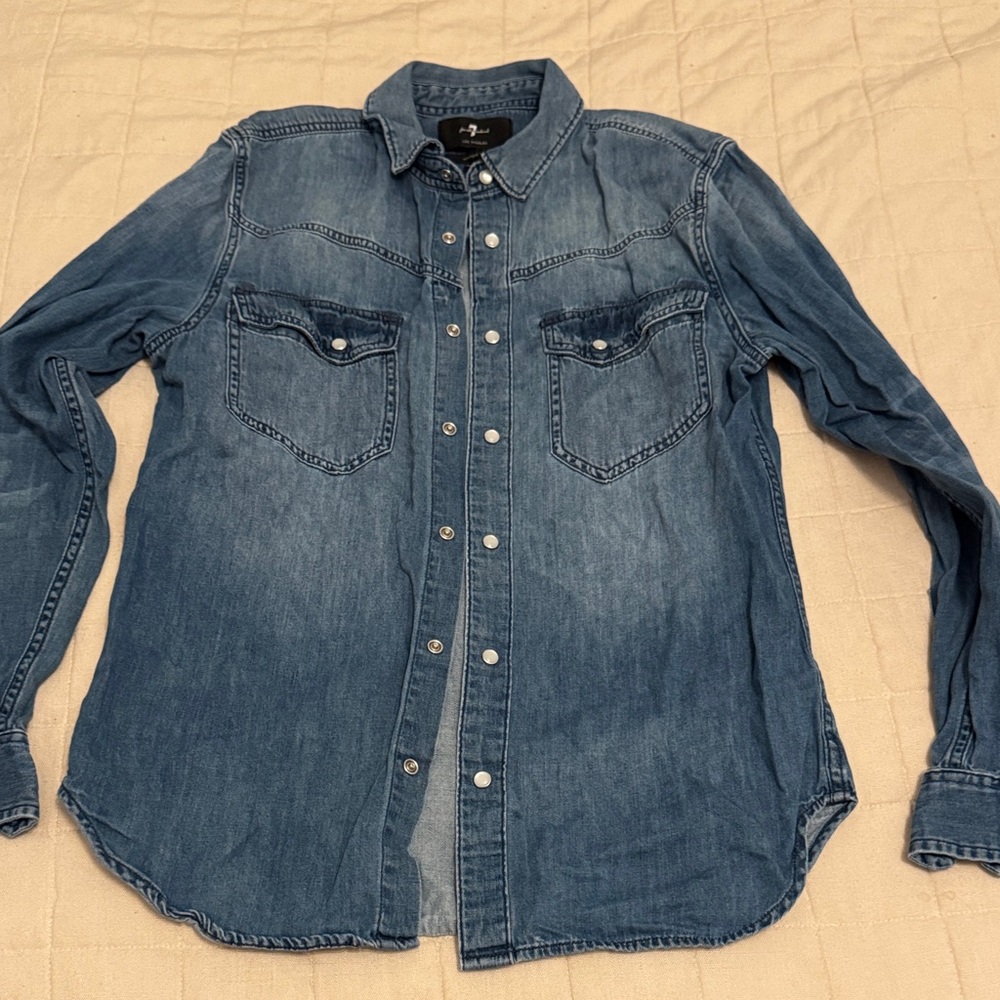 7 for all mankind button down